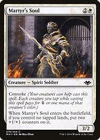 Magic the Gathering Card - Martyr's Soul - MTG Circle