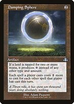 Magic the Gathering Card - Damping Sphere - MTG Circle