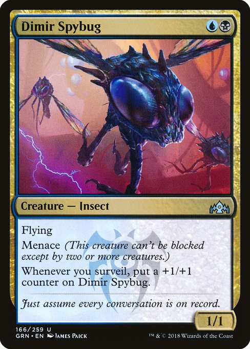 Magic the Gathering Card - Dimir Spybug - MTG Circle