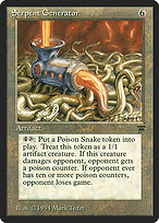 Magic the Gathering Card - Serpent Generator - MTG Circle
