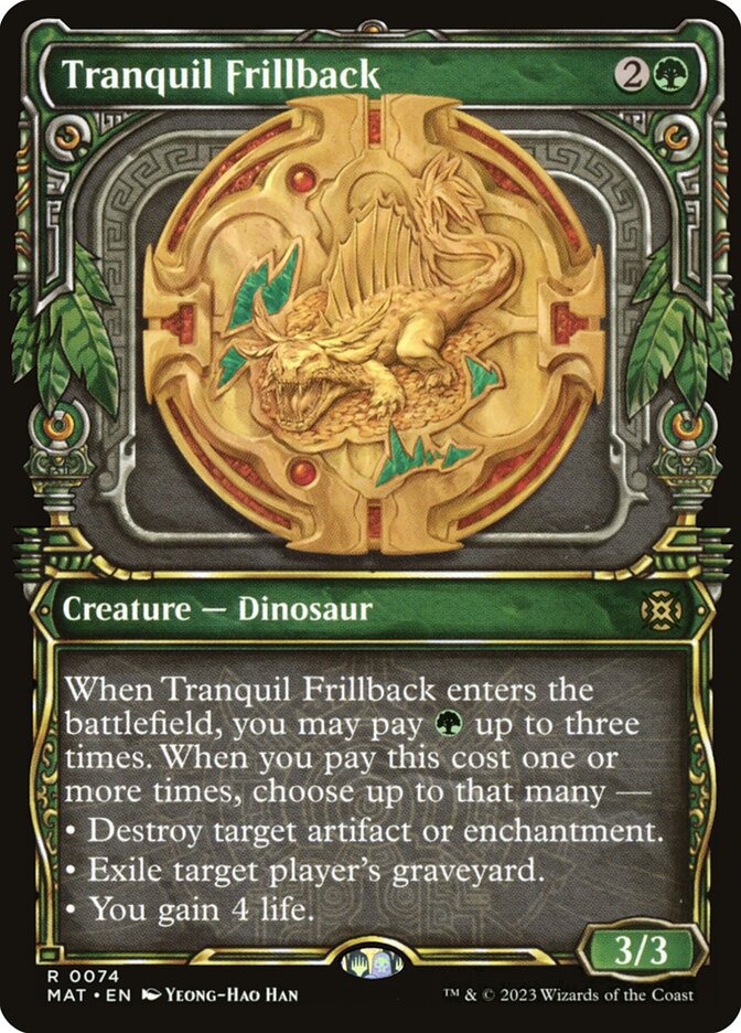 Magic the Gathering Card - Tranquil Frillback - MTG Circle