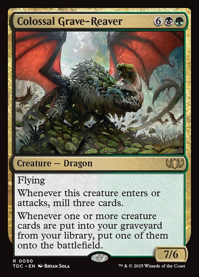 Magic the Gathering Card - Colossal Grave-Reaver - MTG Circle