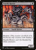 Magic the Gathering Card - Dauthi Horror - MTG Circle