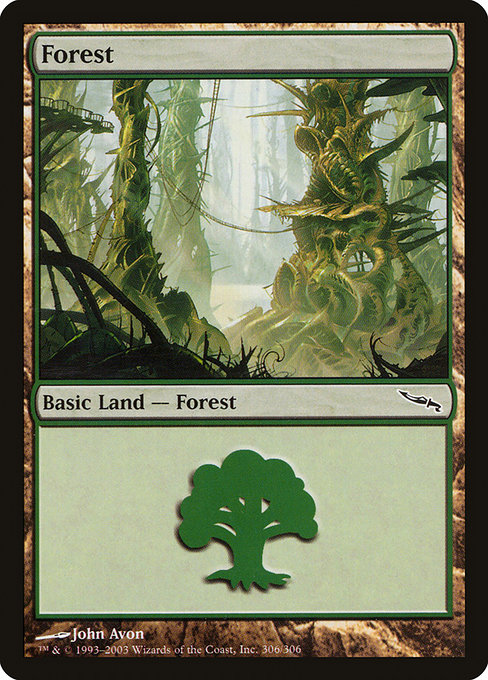 Magic the Gathering Card - Forest - MTG Circle