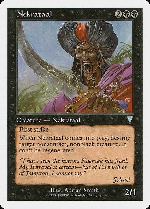 Magic the Gathering Card - Nekrataal - MTG Circle