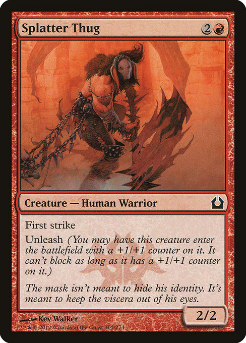 Magic the Gathering Card - Splatter Thug - MTG Circle