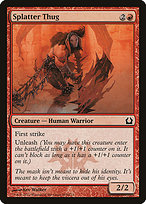 Magic the Gathering Card - Splatter Thug - MTG Circle