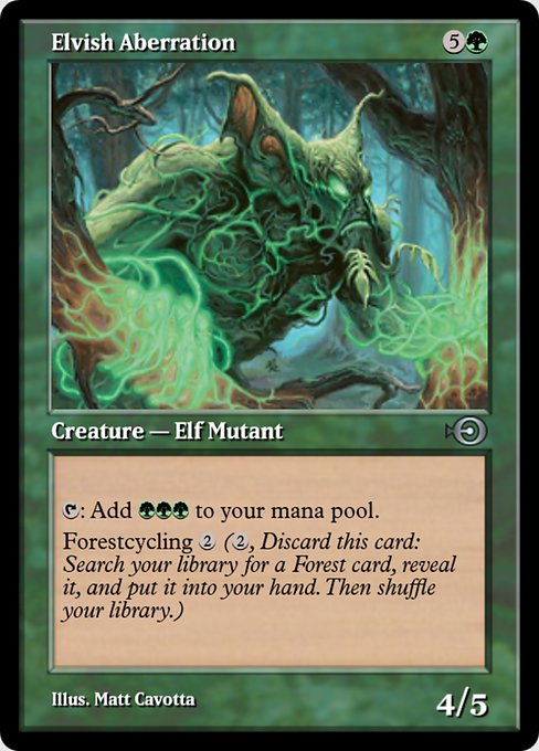 Magic the Gathering Card - Elvish Aberration - MTG Circle
