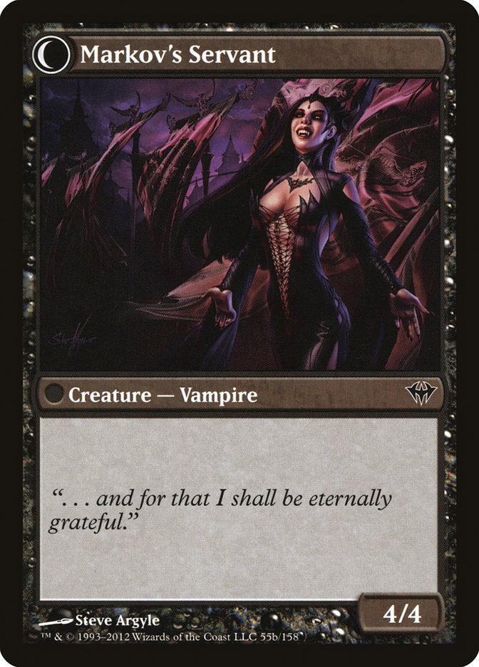 Magic the Gathering Card - Markov's Servant - MTG Circle