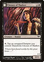 Magic the Gathering Card - Chosen of Markov // Markov's Servant - MTG Circle