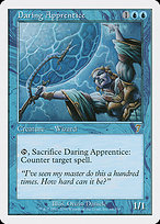 Magic the Gathering Card - Daring Apprentice - MTG Circle