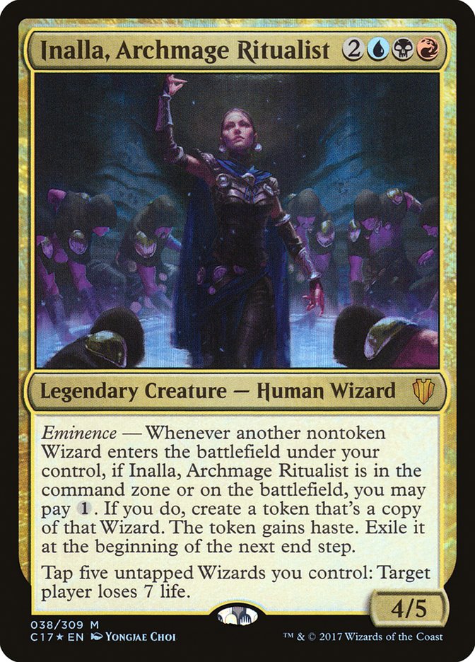 Magic the Gathering Card - Inalla, Archmage Ritualist - MTG Circle