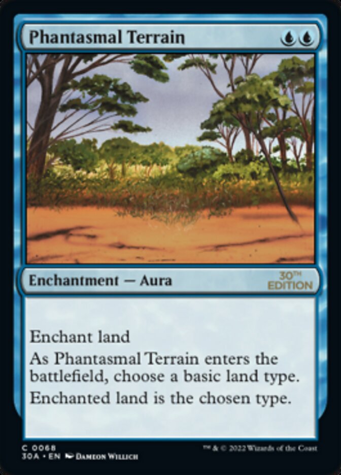 Magic the Gathering Card - Phantasmal Terrain - MTG Circle