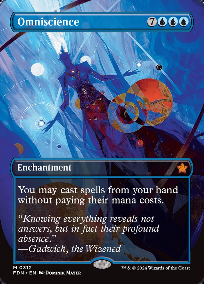 Magic the Gathering Card - Omniscience - MTG Circle