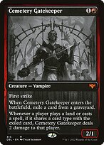 Magic the Gathering Card - Cemetery Gatekeeper - MTG Circle