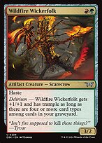 Magic the Gathering Card - Wildfire Wickerfolk - MTG Circle