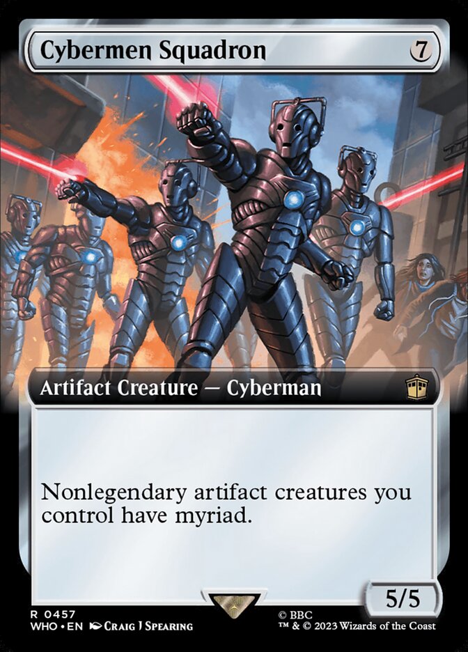 Magic the Gathering Card - Cybermen Squadron - MTG Circle