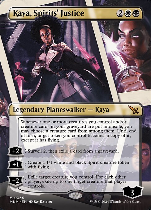 Magic the Gathering Card - Kaya, Spirits' Justice - MTG Circle