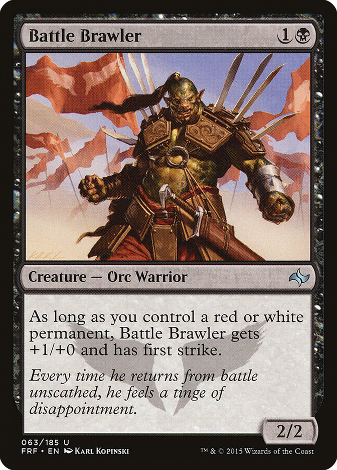 Magic the Gathering Card - Battle Brawler - MTG Circle
