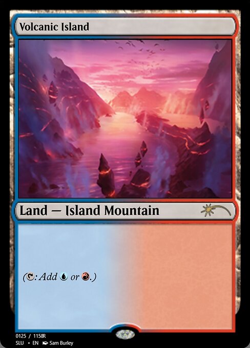 Magic the Gathering Card - Volcanic Island - MTG Circle