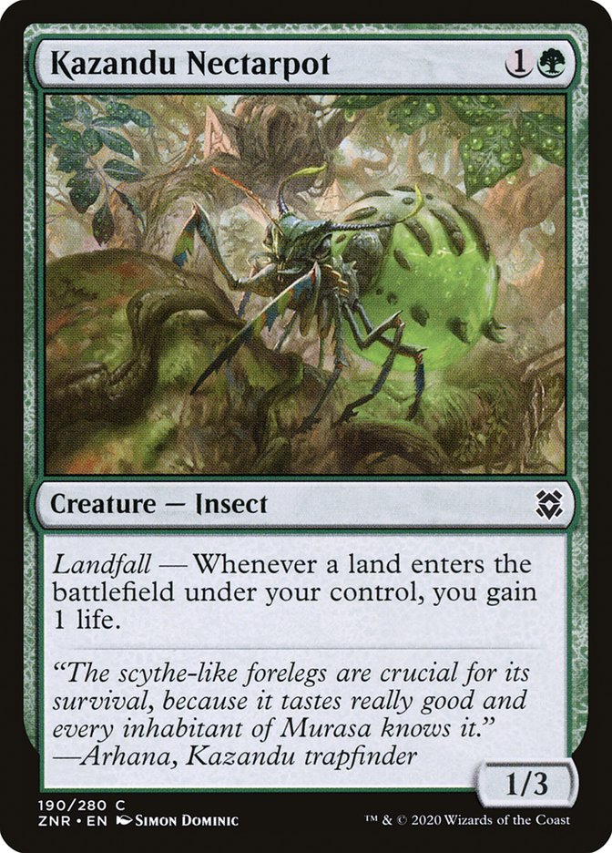 Magic the Gathering Card - Kazandu Nectarpot - MTG Circle