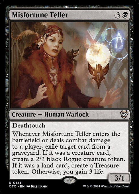 Magic the Gathering Card - Misfortune Teller - MTG Circle