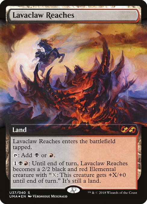 Magic the Gathering Card - Lavaclaw Reaches - MTG Circle