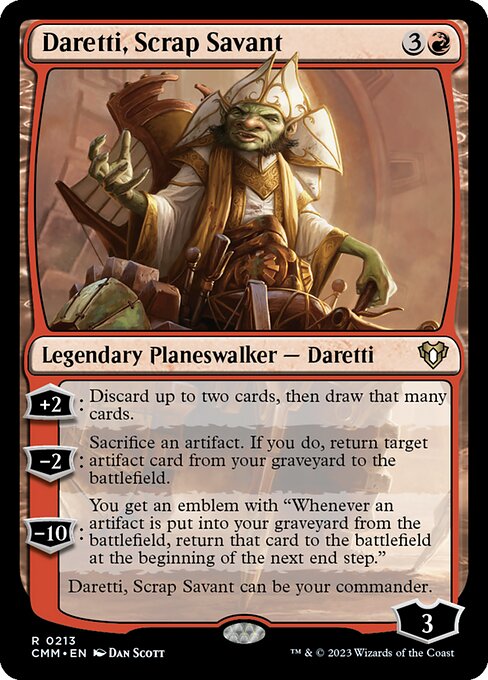 Magic the Gathering Card - Daretti, Scrap Savant - MTG Circle