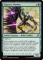 Magic the Gathering Card - Tapestry Warden - MTG Circle
