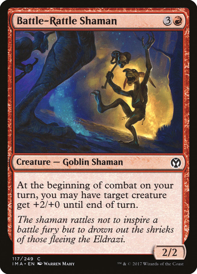 Magic the Gathering Card - Battle-Rattle Shaman - MTG Circle