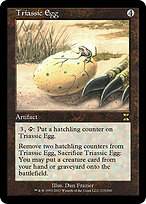 Magic the Gathering Card - Triassic Egg - MTG Circle