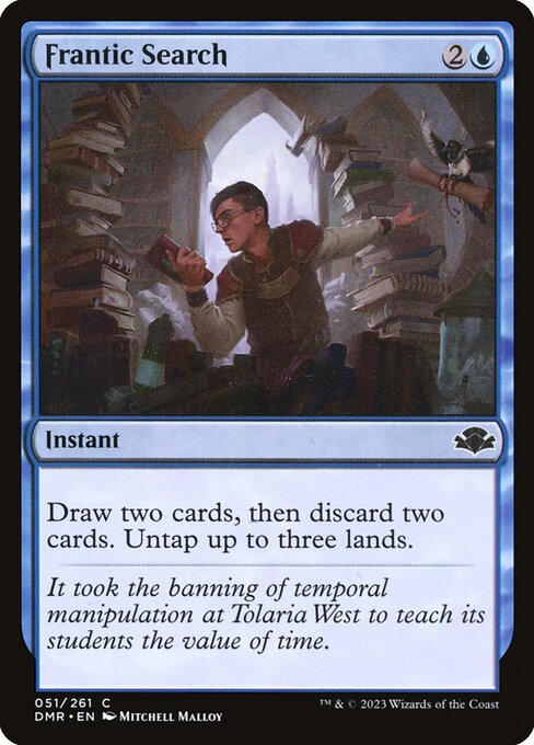 Magic the Gathering Card - Frantic Search - MTG Circle