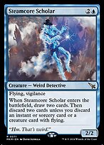 Magic the Gathering Card - Steamcore Scholar - MTG Circle