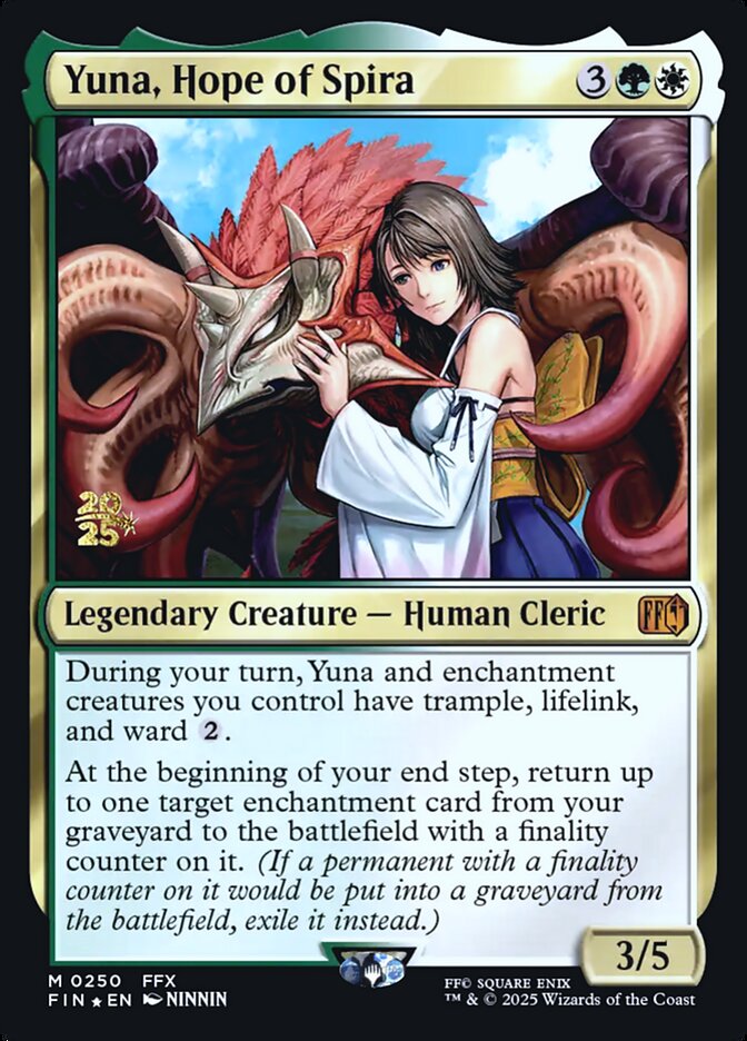 Magic the Gathering Card - Yuna, Hope of Spira - MTG Circle