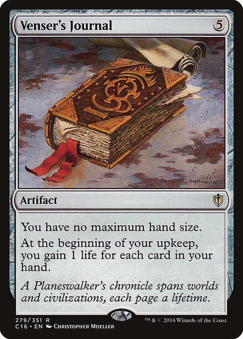 Magic the Gathering Card - Venser's Journal - MTG Circle