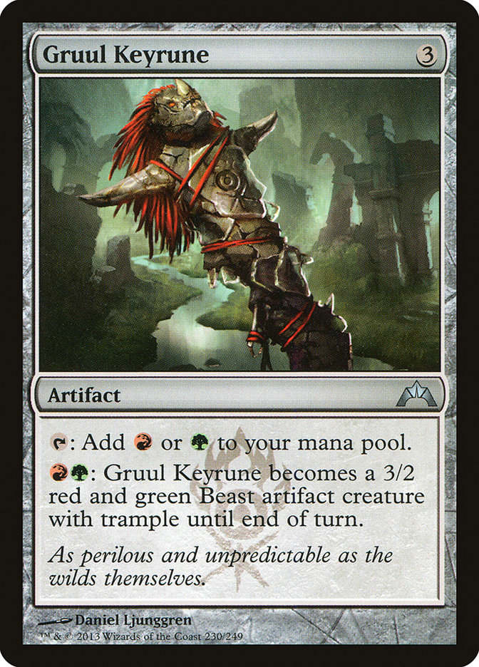 Magic the Gathering Card - Gruul Keyrune - MTG Circle
