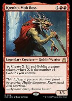 Magic the Gathering Card - Krenko, Mob Boss - MTG Circle