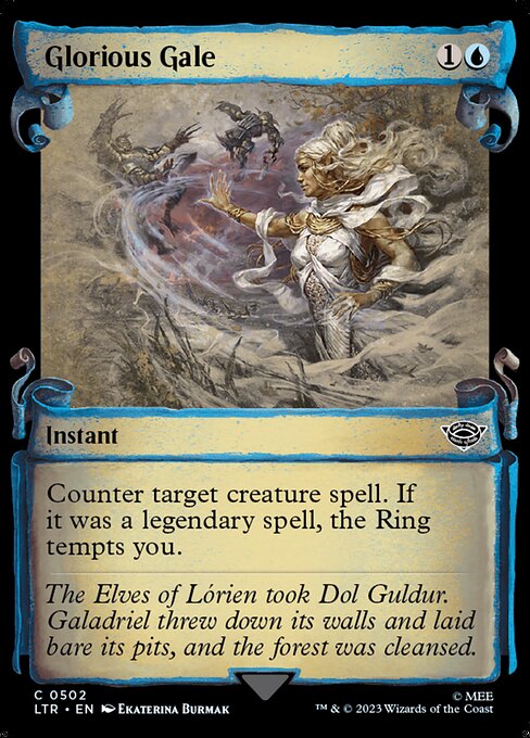 Magic the Gathering Card - Glorious Gale - MTG Circle