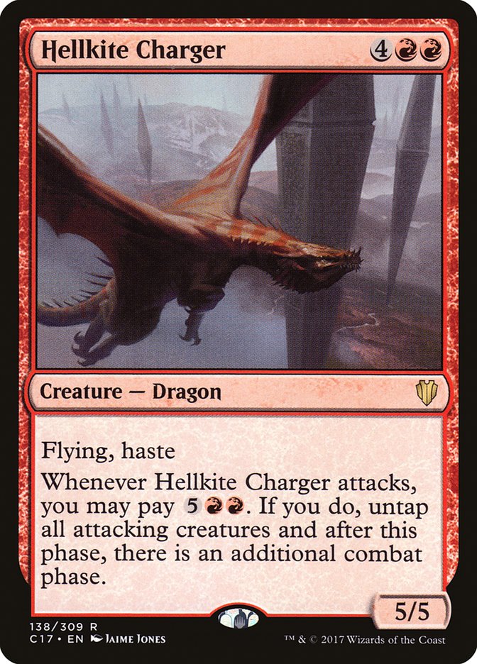 Magic the Gathering Card - Hellkite Charger - MTG Circle