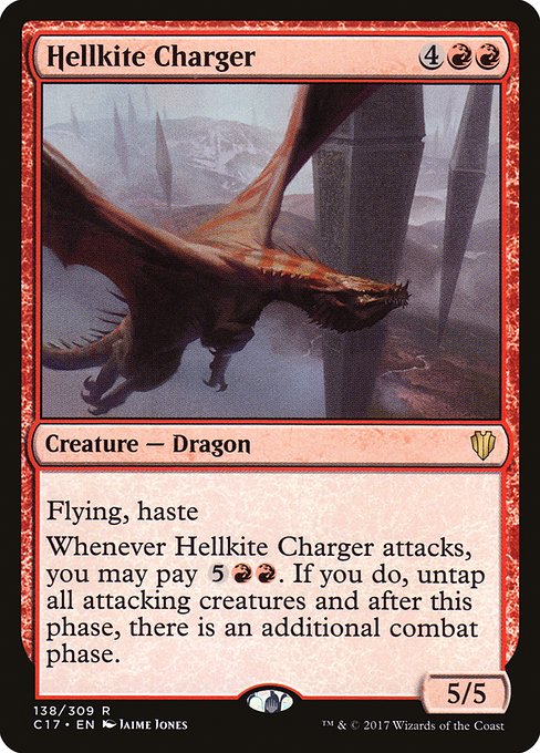 Magic the Gathering Card - Hellkite Charger - MTG Circle