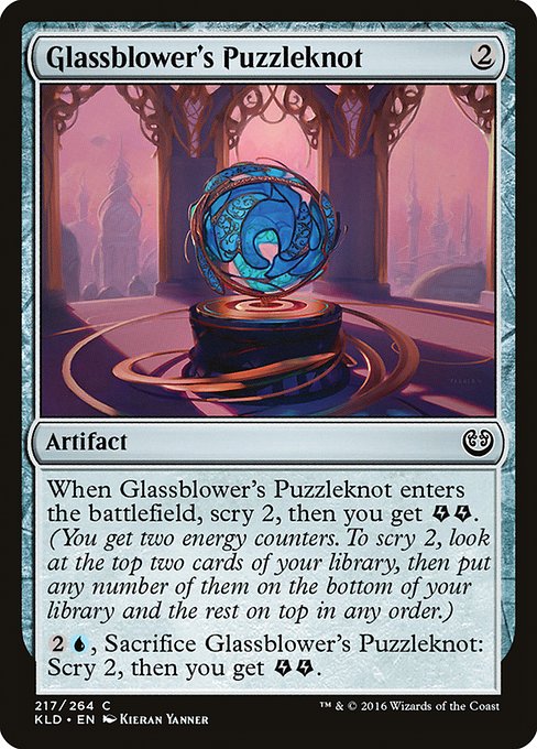 Magic the Gathering Card - Glassblower's Puzzleknot - MTG Circle