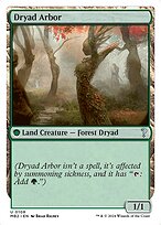 Magic the Gathering Card - Dryad Arbor - MTG Circle