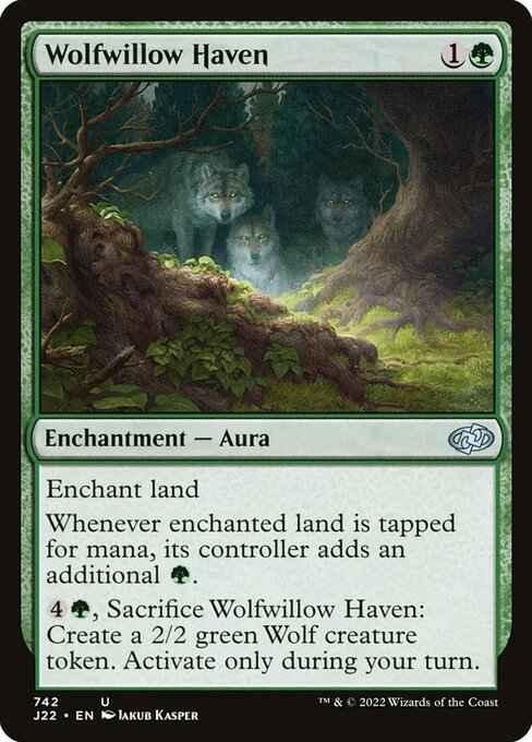 Magic the Gathering Card - Wolfwillow Haven - MTG Circle