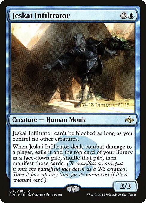 Magic the Gathering Card - Jeskai Infiltrator - MTG Circle