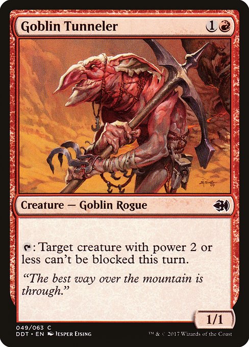 Magic the Gathering Card - Goblin Tunneler - MTG Circle