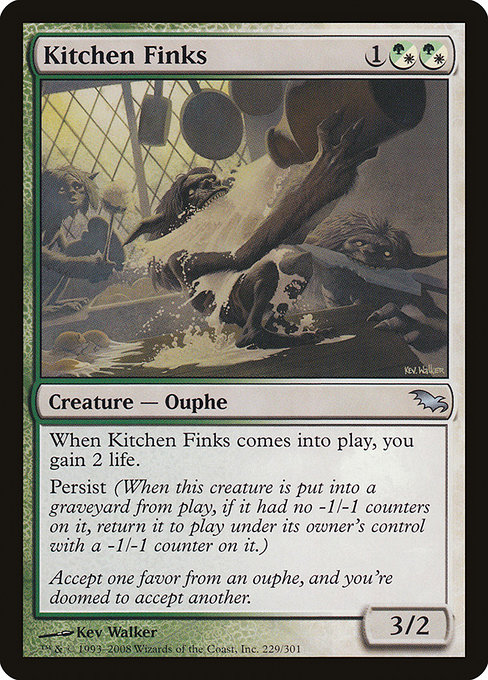 Magic the Gathering Card - Kitchen Finks - MTG Circle