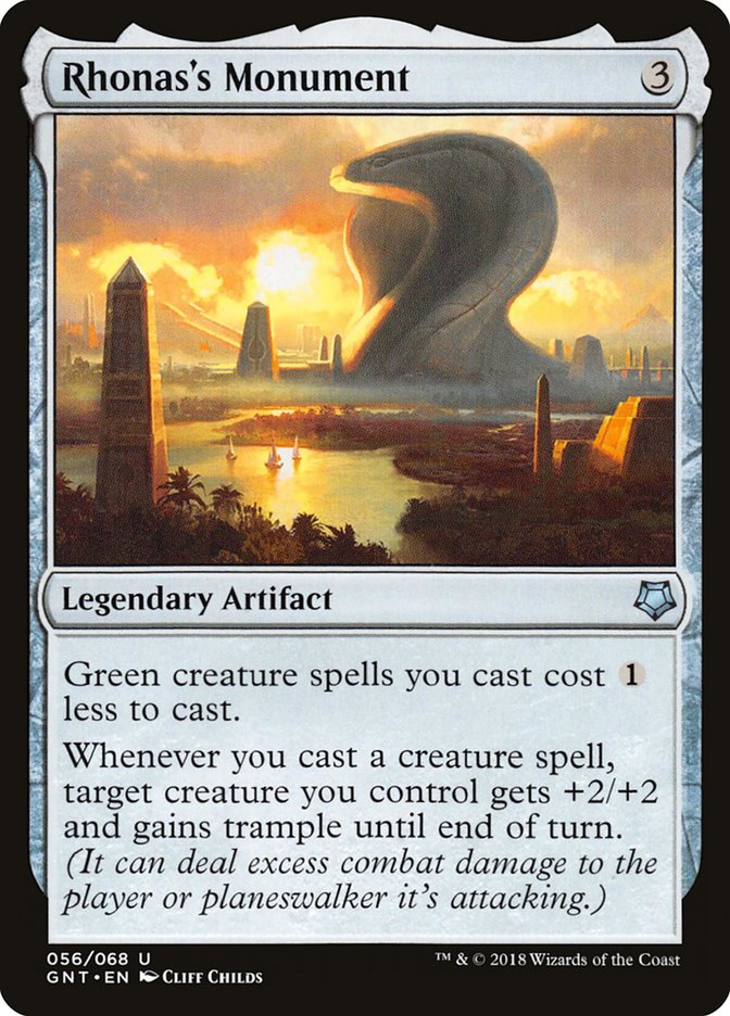 Magic the Gathering Card - Rhonas's Monument - MTG Circle