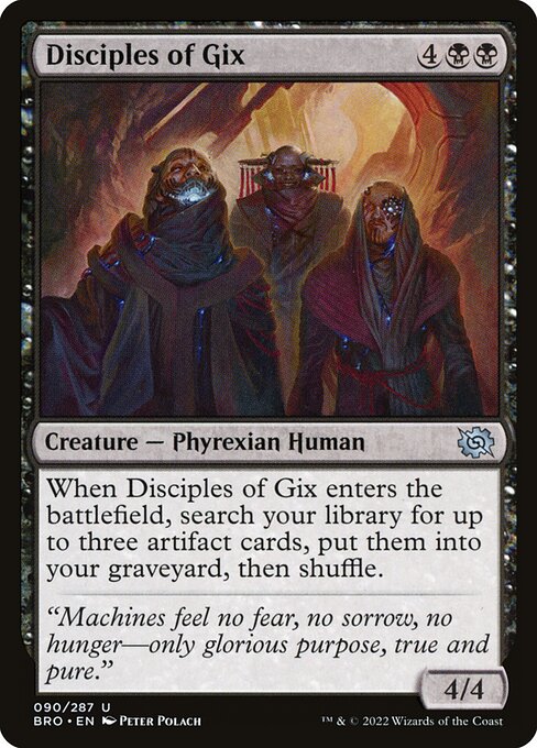Magic the Gathering Card - Disciples of Gix - MTG Circle
