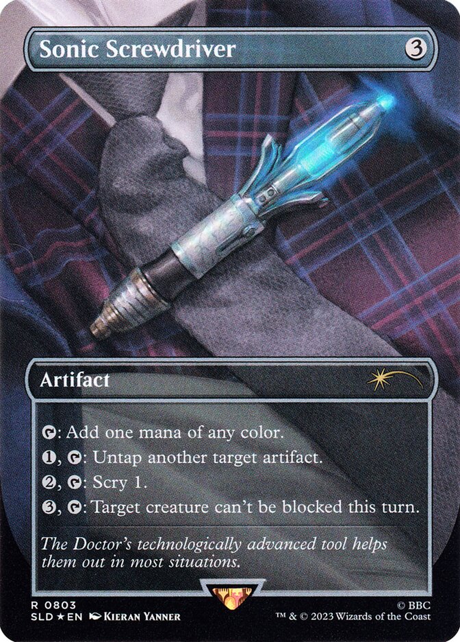 Magic the Gathering Card - Sonic Screwdriver - MTG Circle