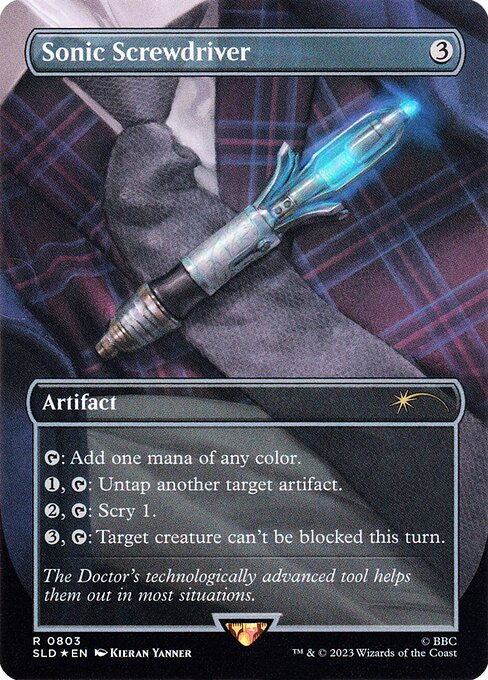 Magic the Gathering Card - Sonic Screwdriver - MTG Circle